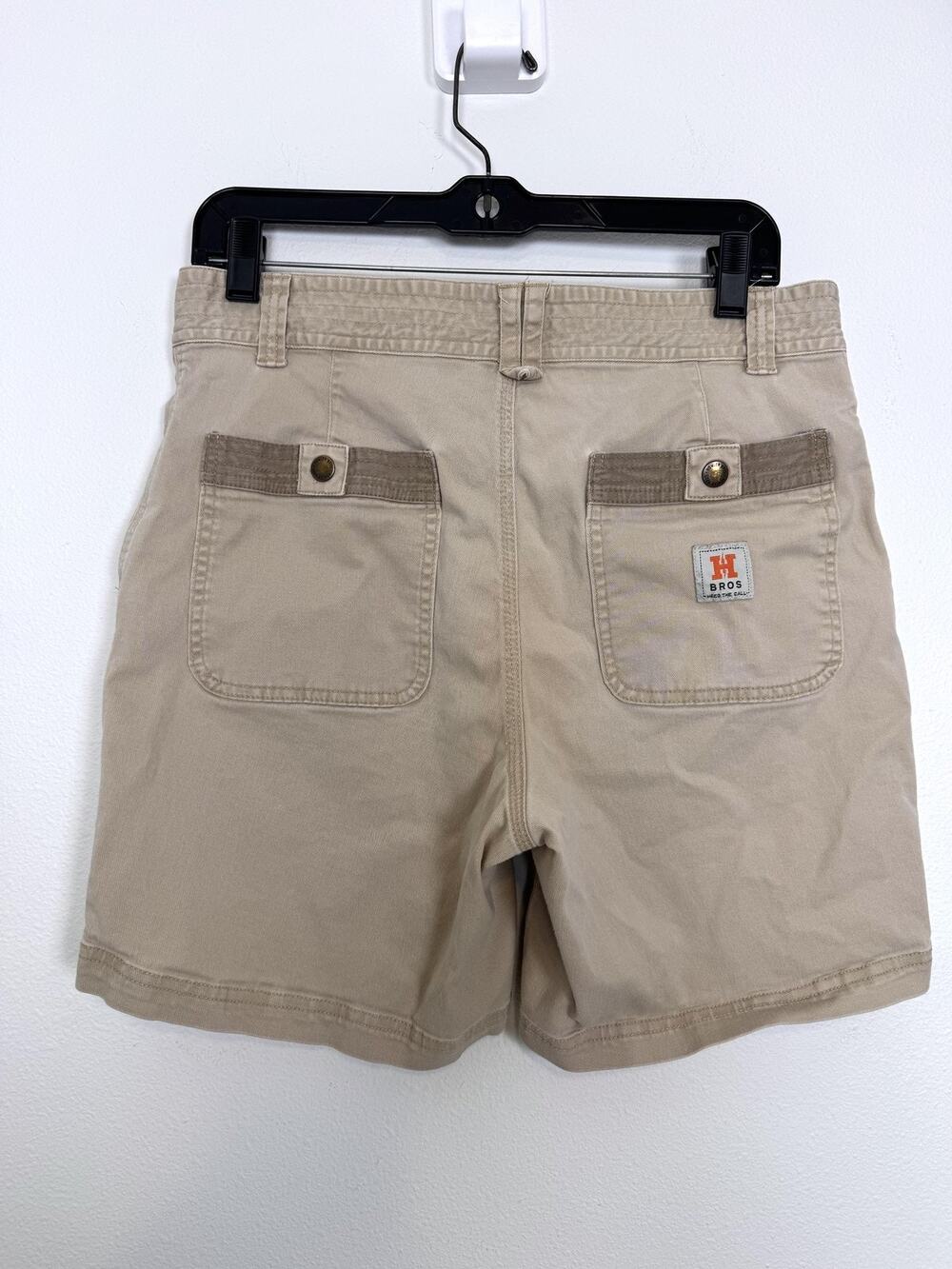 Howler Bros Khaki Shorts Mens 31 Beige Clarksville Walk Stretch Twill 7 Inseam